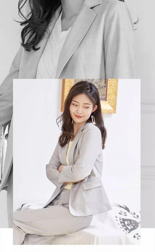 秋水伊人换上西装 职场丽人正式上线