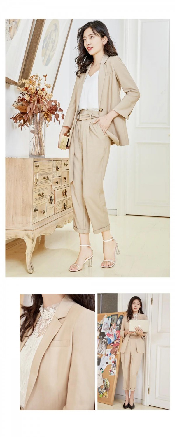 秋水伊人换上西装 职场丽人正式上线