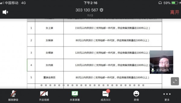 CHIC开启2020年首场线上商贸对接会订单爆表
