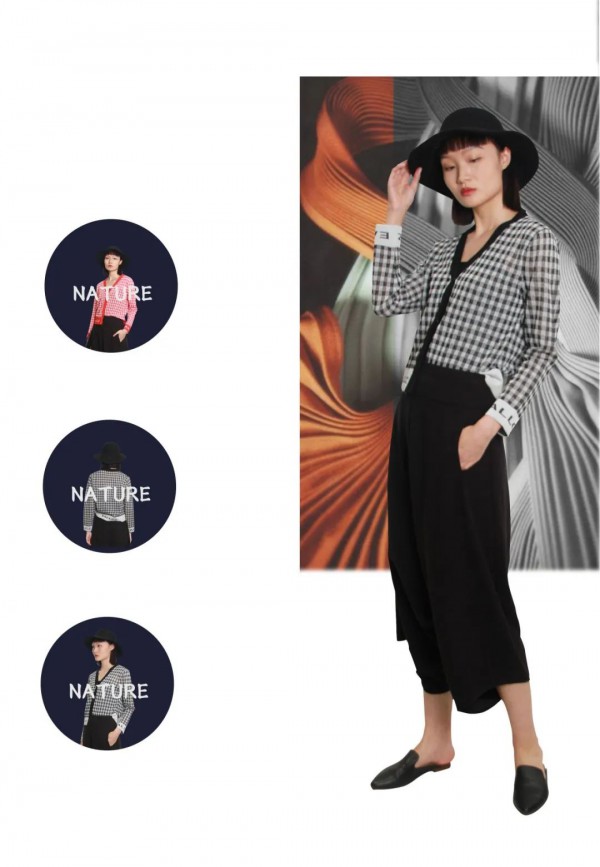 格纹针织衫要怎么搭配好看 意澳演绎经典格纹单品