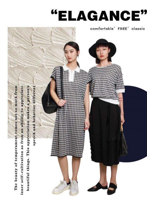 格纹针织衫要怎么搭配好看 意澳演绎经典格纹单品