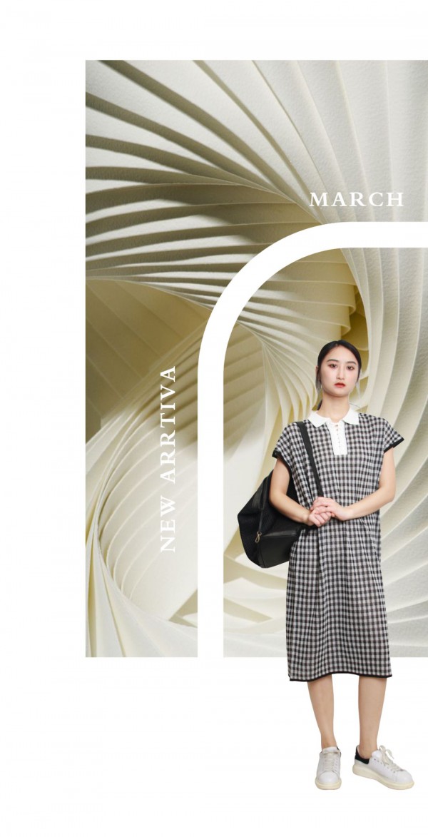 格纹针织衫要怎么搭配好看 意澳演绎经典格纹单品