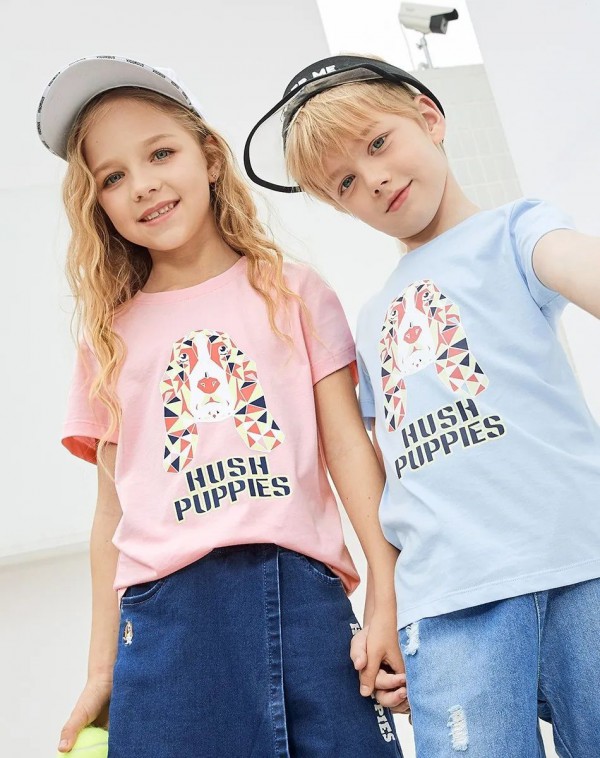 时髦百搭的夏季童装T恤 HushPuppies新款上市