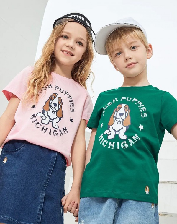 时髦百搭的夏季童装T恤 HushPuppies新款上市