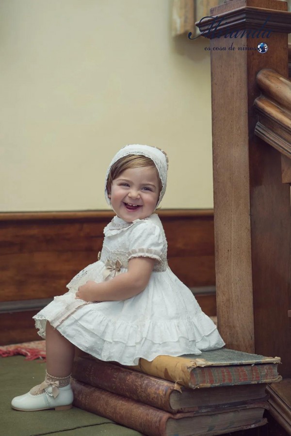 宫廷风的棉麻系童装 你试过了嘛~