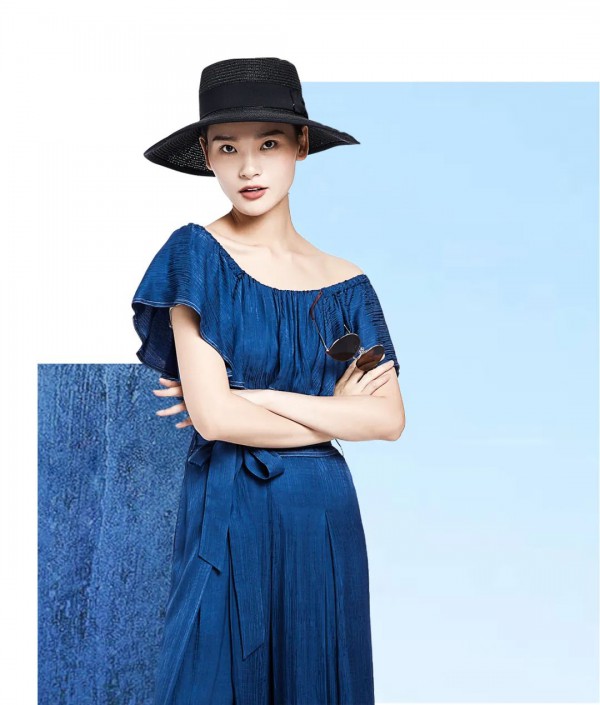 falouina 法路易娜新品 晴空的颜色自由的蓝