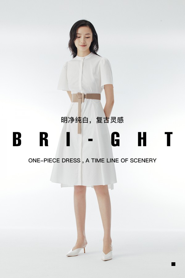 穿上优雅连衣裙来迎接春天