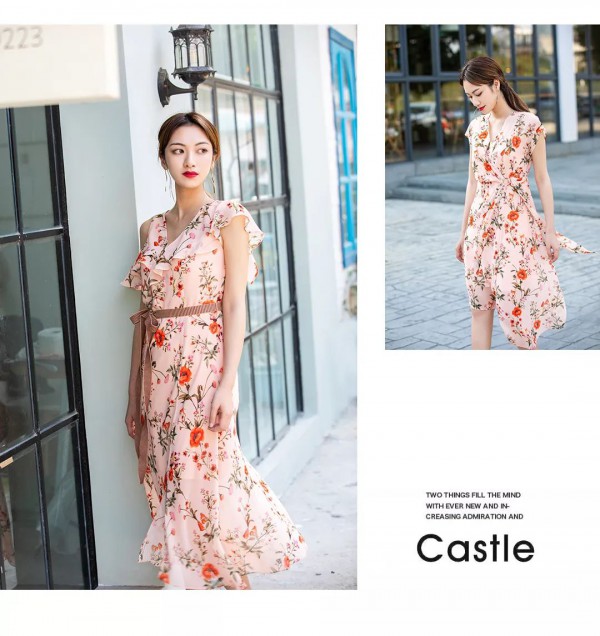 卡索印花连衣裙 这个夏天不能错过的美