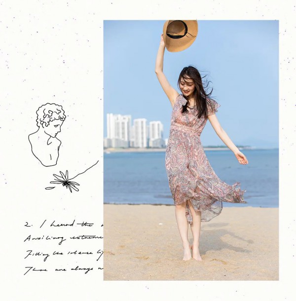卡索印花连衣裙 这个夏天不能错过的美