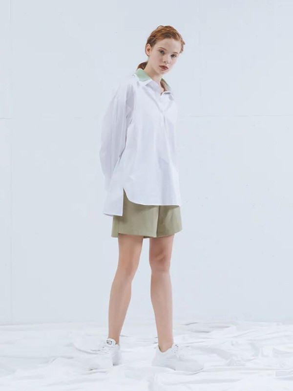 简约气质穿搭 与夏天绝配哦