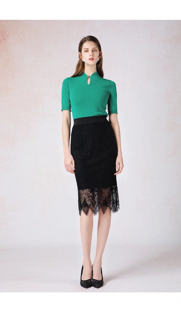 一方古典宁静的松绿色  让夏天更优雅