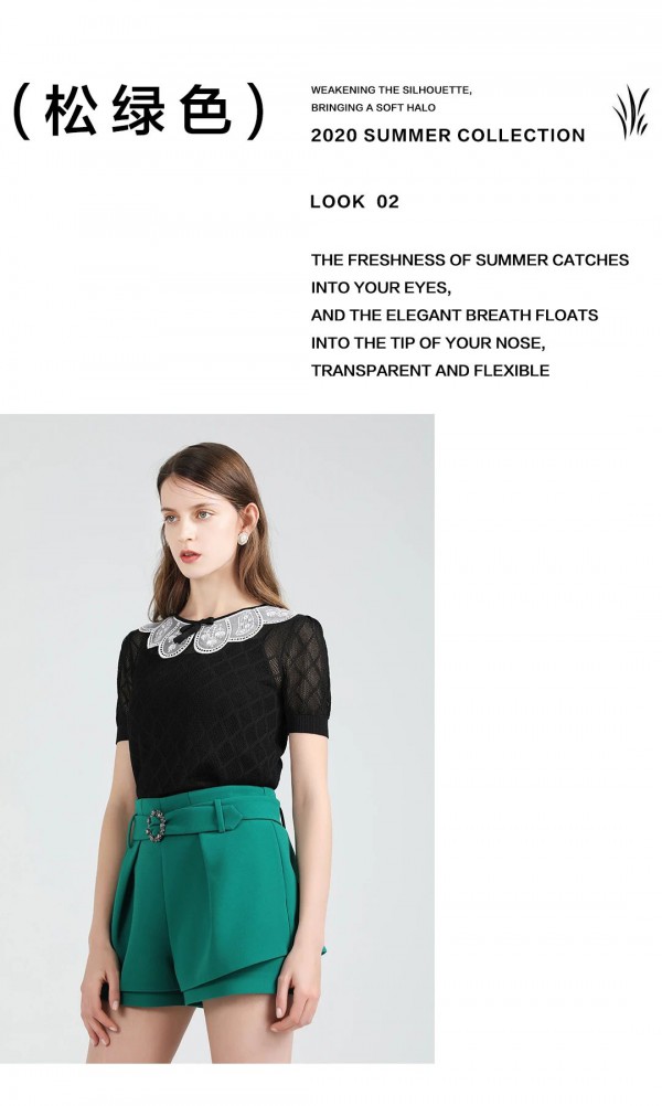 一方古典宁静的松绿色  让夏天更优雅