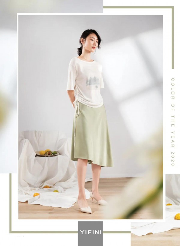 今年夏天流行什么颜色 YIFINI流行色之翠莺色