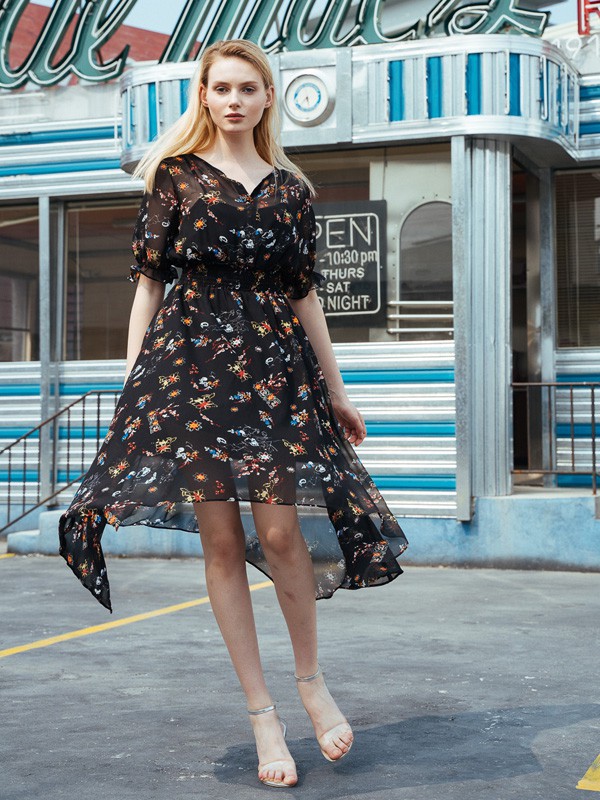 这几件心水雪纺裙子你入手了吗?木丝语教你长裙穿搭