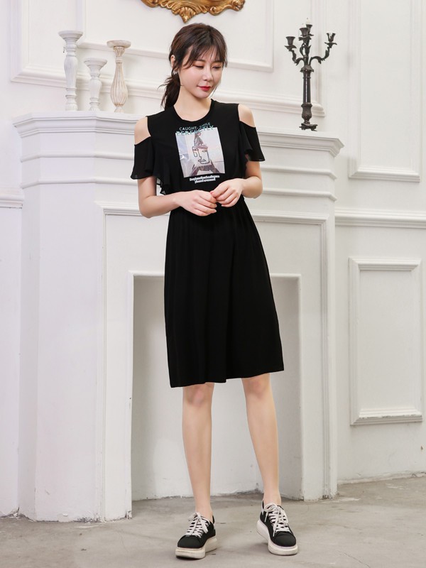 夏季显瘦显高必备单品“黑色长裙”