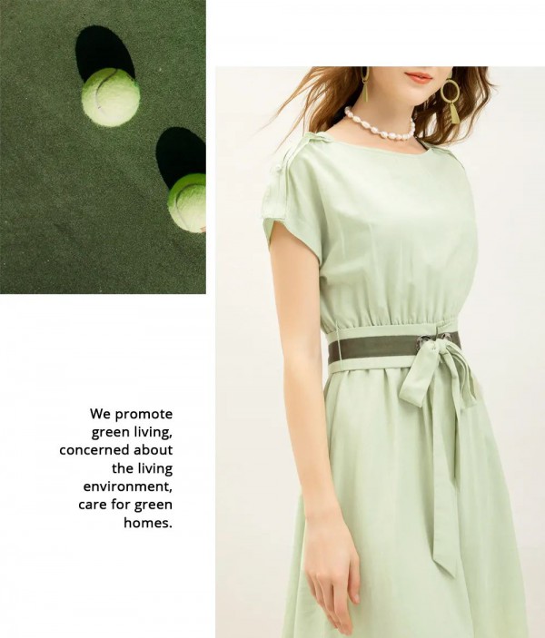 ZDORZI卓多姿女装品牌夏季绿色新品上市