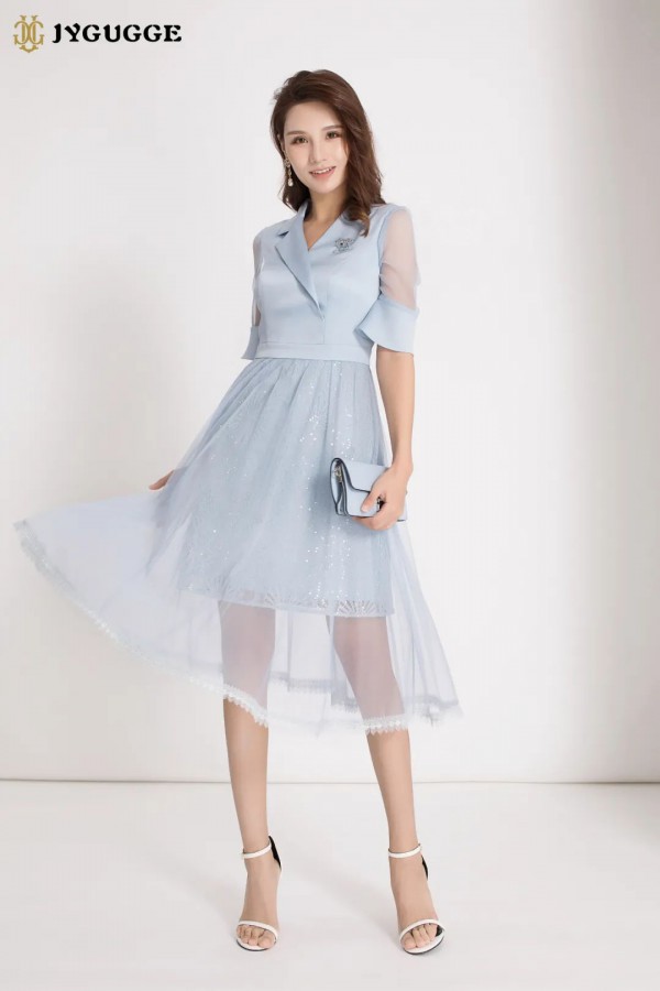 JYGUGGE古歌 给炎夏降温“蓝色” 可以做到