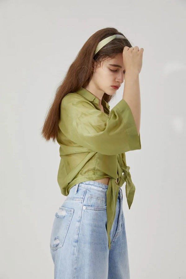 这一抹绿光不惊不扰 TH2011夏装新品