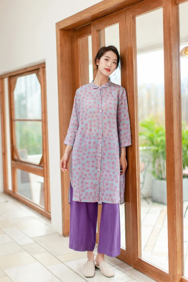 DOLAN都兰女装2020春夏新品之中国紫