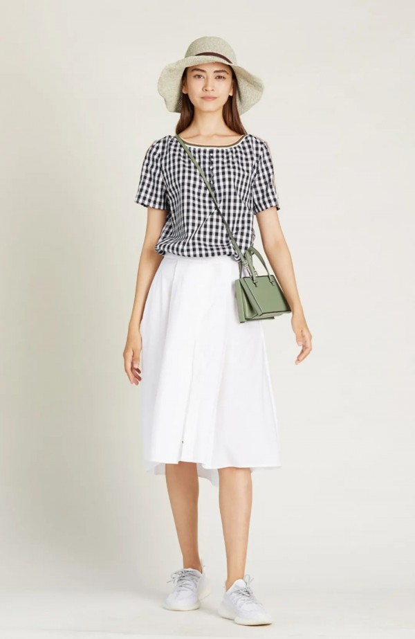 QIZI绮籽夏装新品之维希格纹的夏天