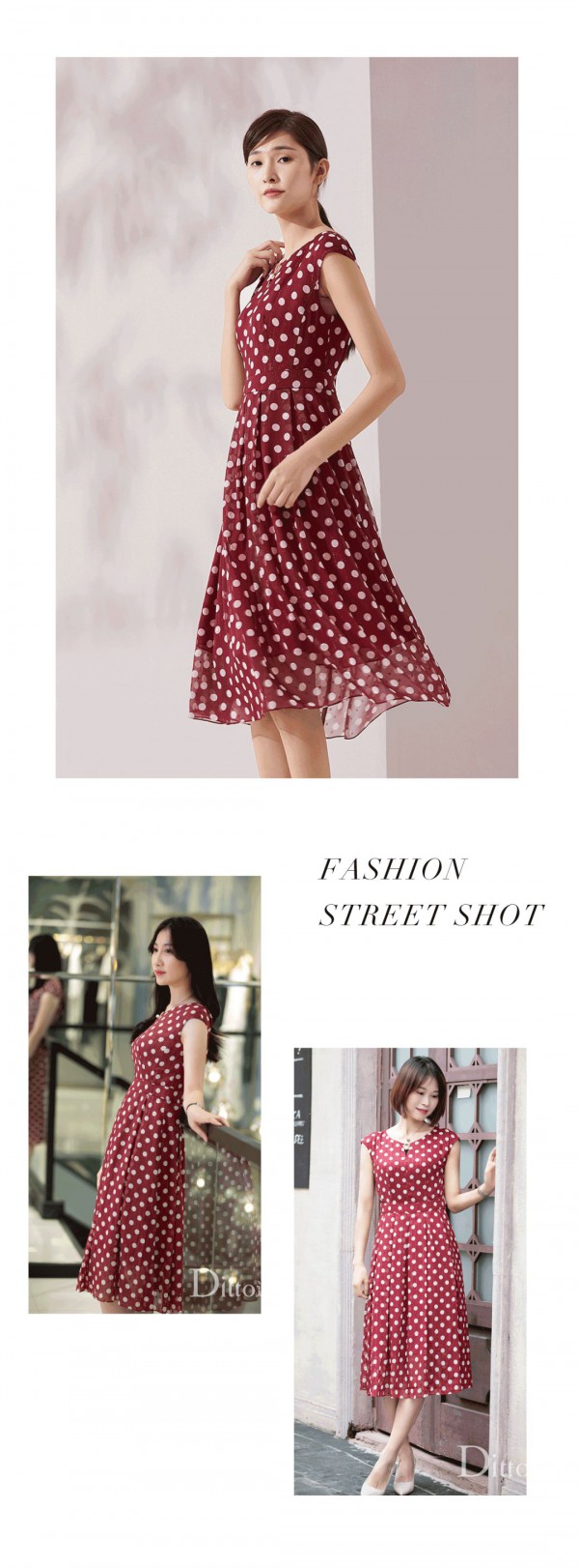 高考家长穿红色寓意 迪图新款红装祝鸿运当头