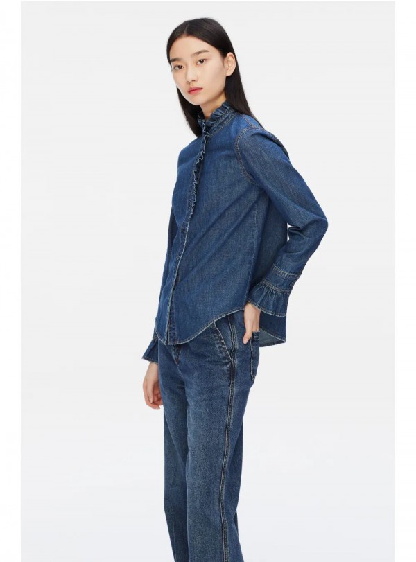 牛仔衬衫搭配什么裤子 懒人牛仔衬衫的宝藏穿搭