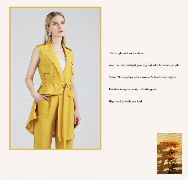 西纳维思女装苍兰黄 向“阳”而生的色彩