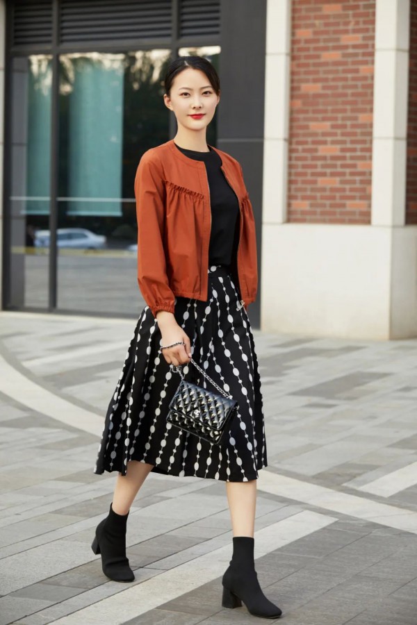 时髦女士秋季套装 GUUIZS贵姿释放早秋时髦穿搭