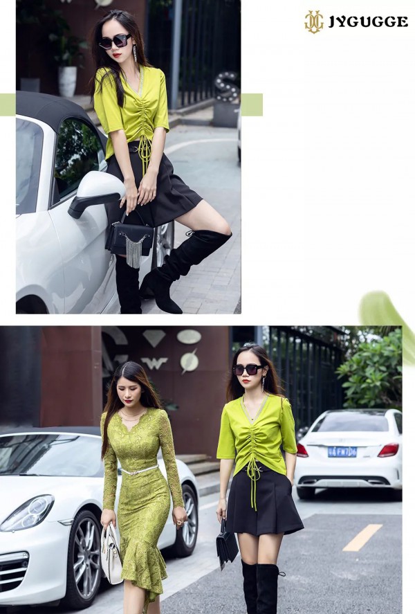 JYGUGGE古歌早秋新品 学30+女性的气质穿搭