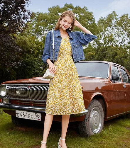 精致又小巧的裙子 秋日里的浪漫情调