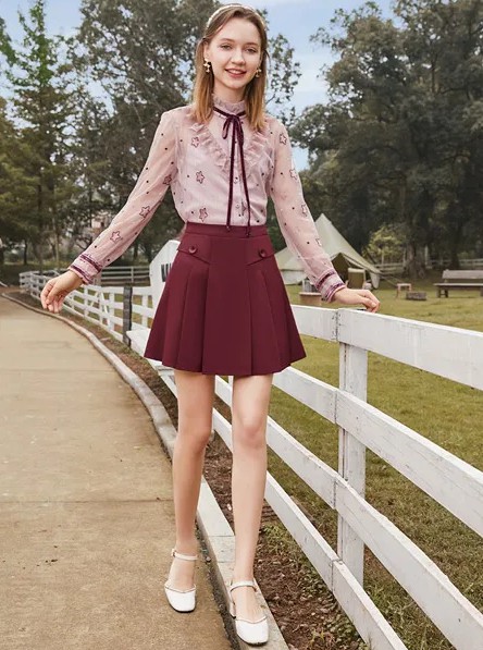 精致又小巧的裙子 秋日里的浪漫情调