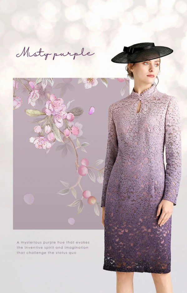 欧柏兰奴女装逐秋感思 探寻生活浪漫的样紫