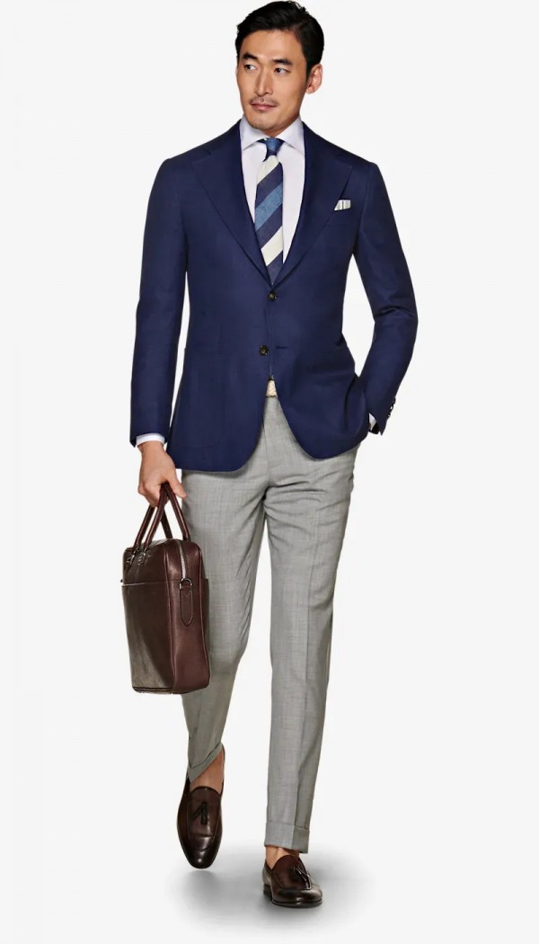 富绅V定制丨单西好看又不呆板 可裤子要怎么搭配呢?
