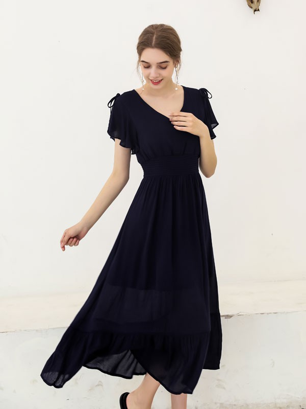 优雅连衣裙穿搭 卡歌娜女装教你怎么穿