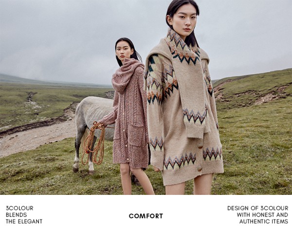 3COLOUR三彩2020WINTER 自然之灵,从心而生