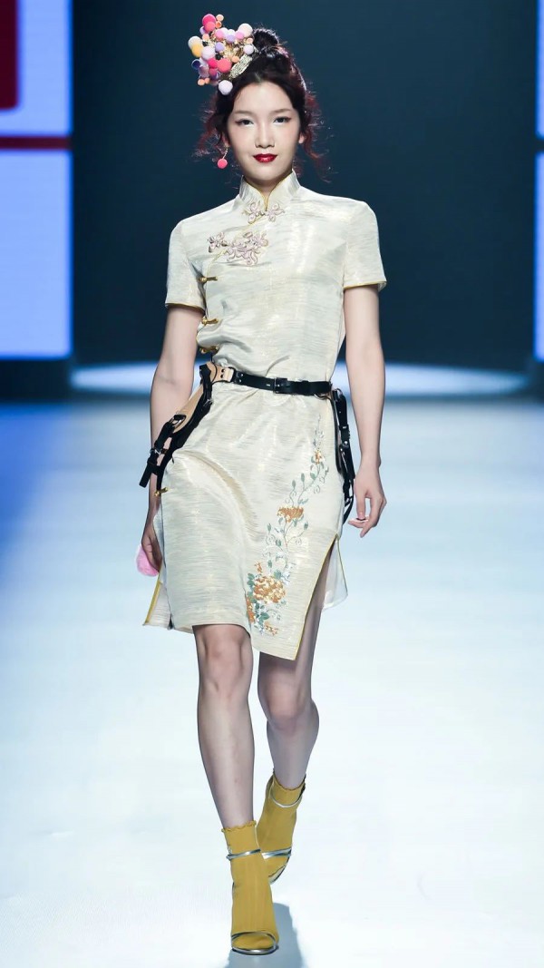 小茹裙褂携非遗+时尚登陆2020广东时装周-秋季