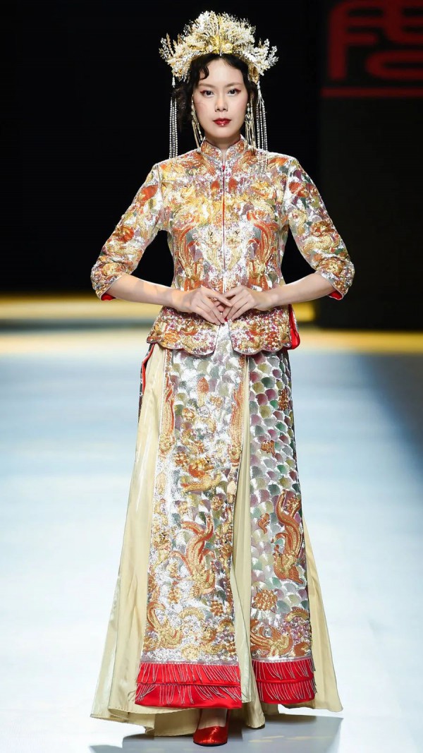 小茹裙褂携非遗+时尚登陆2020广东时装周-秋季