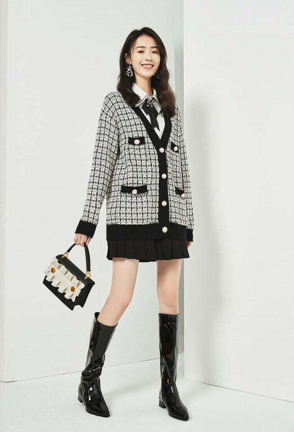 海贝秋装新款上市 又甜又飒的小香风风格真的爱了