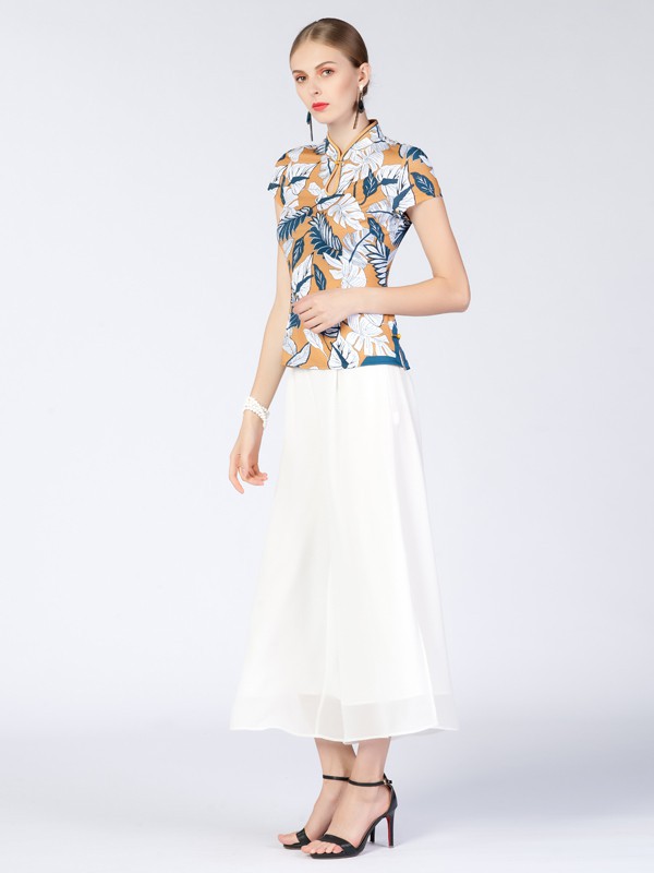 暑气未散 素罗依夏日新品展现优雅穿搭