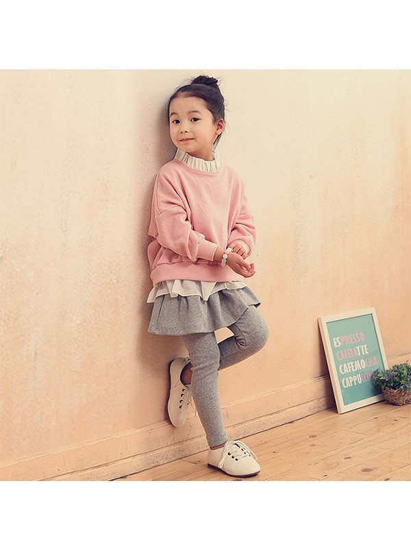 粉色俏皮可爱穿搭 巴布兔童装穿出孩子的精致