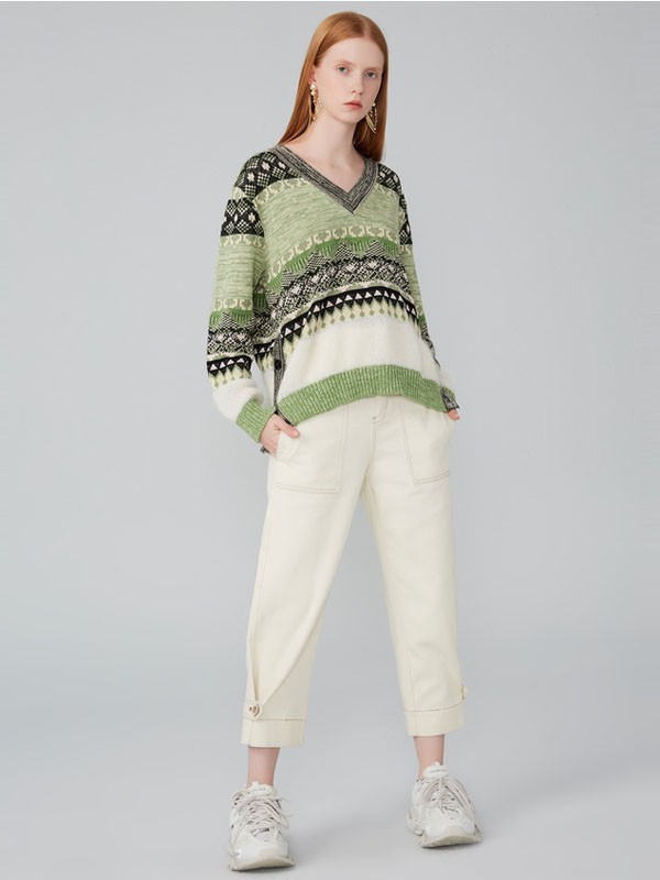 毛衣的时髦穿搭 Z11女装教你怎么穿