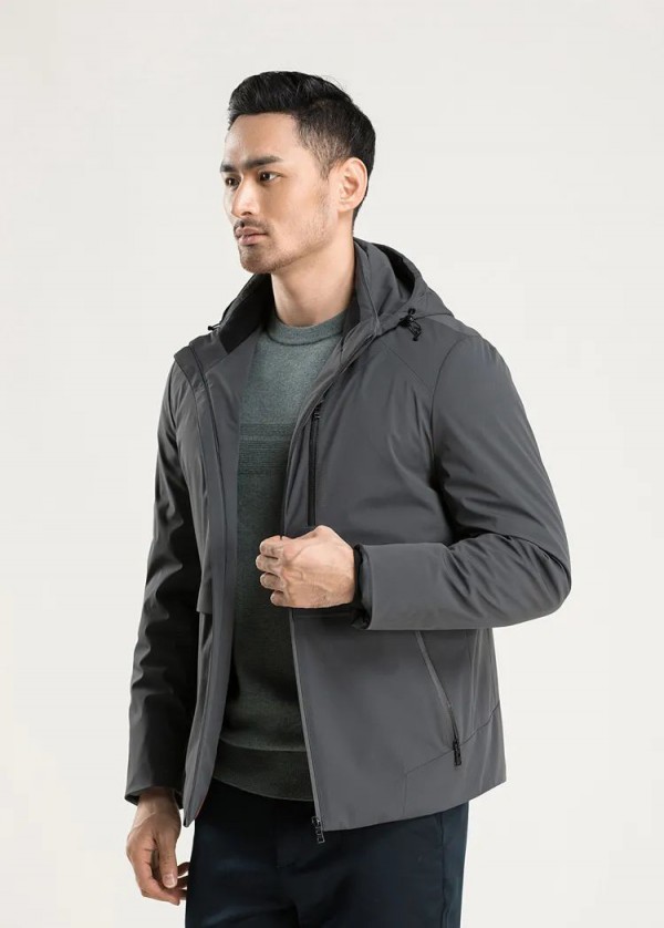 浪登男士连帽羽绒服 温暖伴你一整年