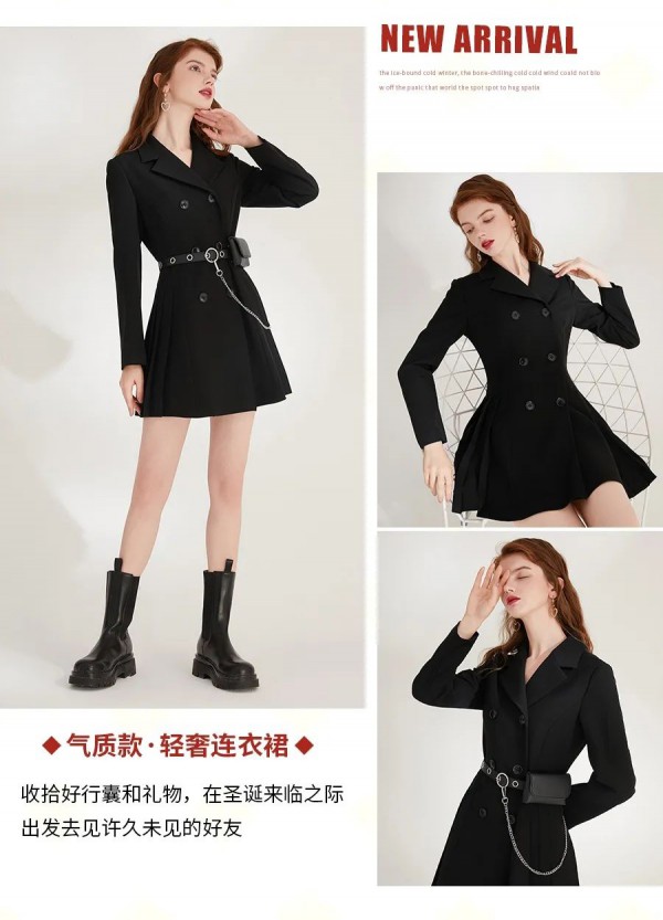 好看的衣服品牌推荐 蓝色倾情新年创意装