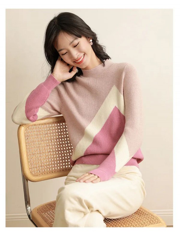 如何将高领毛衣穿得不老气 毛衣什么颜色好看