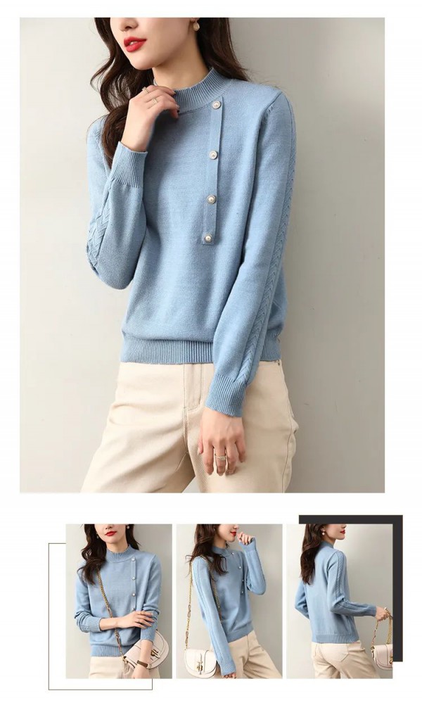 如何将高领毛衣穿得不老气 毛衣什么颜色好看