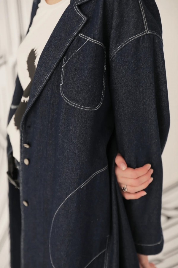 ZAIN形上|考究明线 / 撞色线迹翻新结构审美