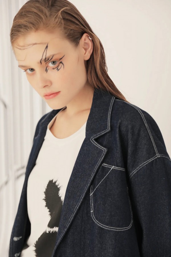 ZAIN形上|考究明线 / 撞色线迹翻新结构审美