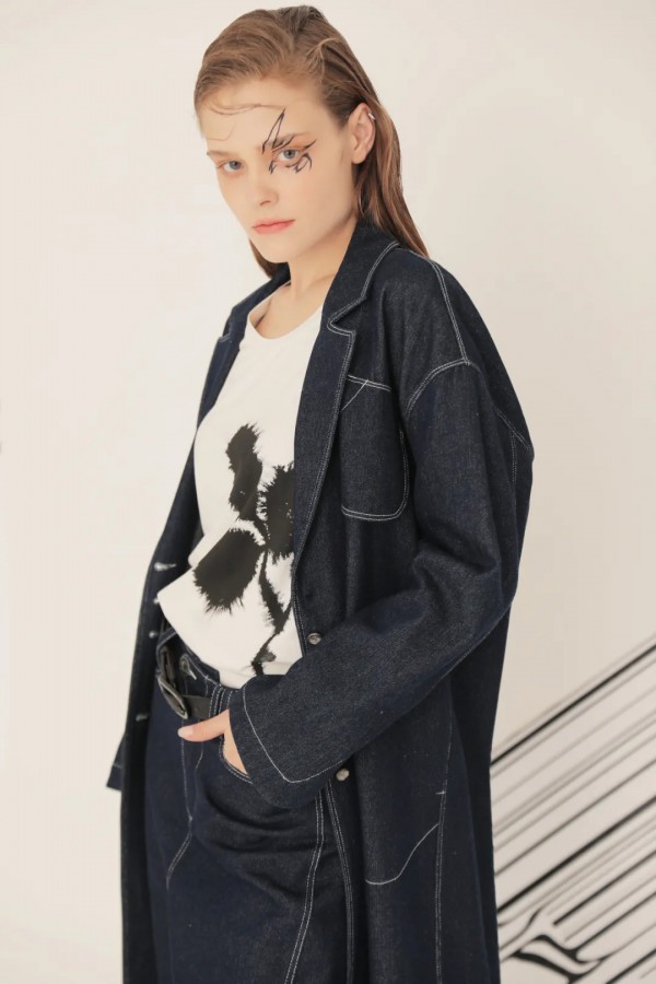 ZAIN形上|考究明线 / 撞色线迹翻新结构审美