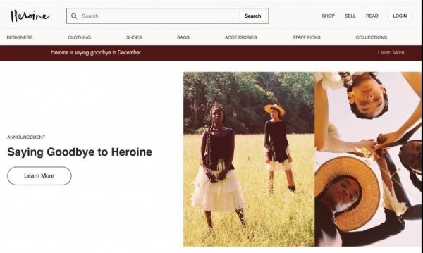 Grailed 将关闭其女性分支 Heroine