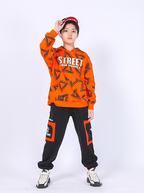 尾款人这个双十一你给孩子入手了哪些单品?橙色卫衣要怎么搭配才好看